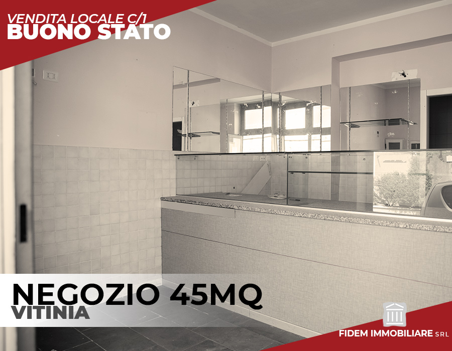 Vendita Negozio – Locale commerciale C/1 a Vitinia