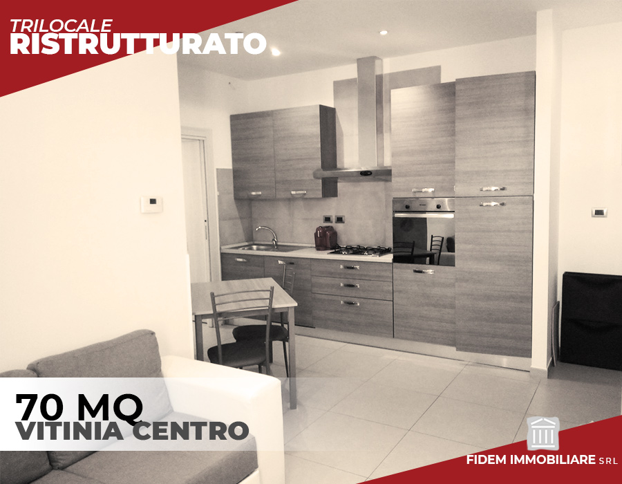 Vitinia centro trilocale in vendita