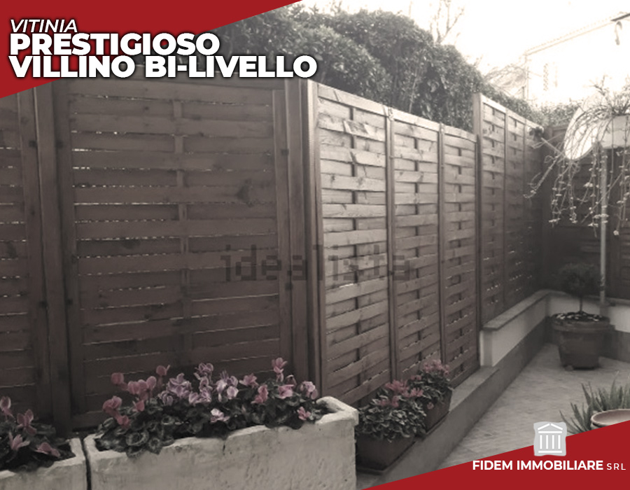 Vitinia villino bilivello in vendita