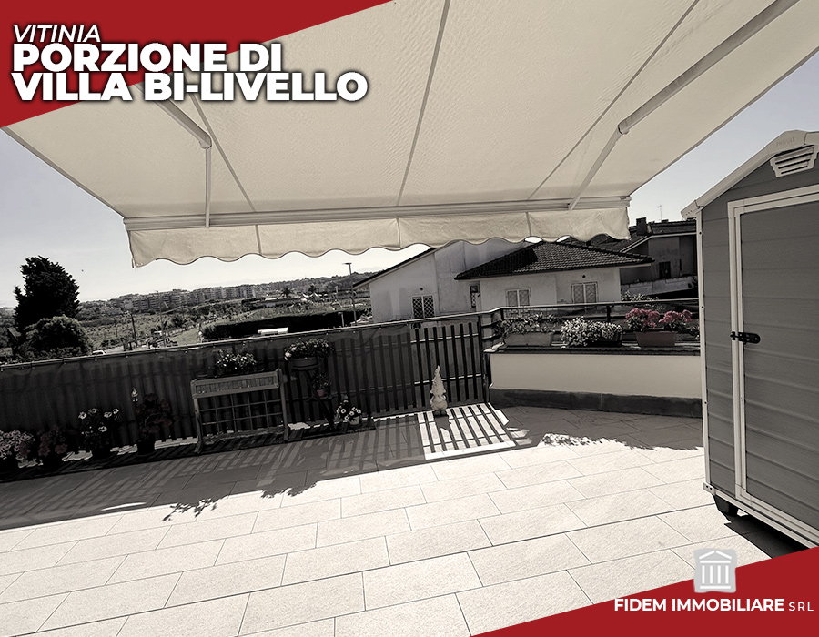 Vitinia porzione di villa bi-livello in vendita